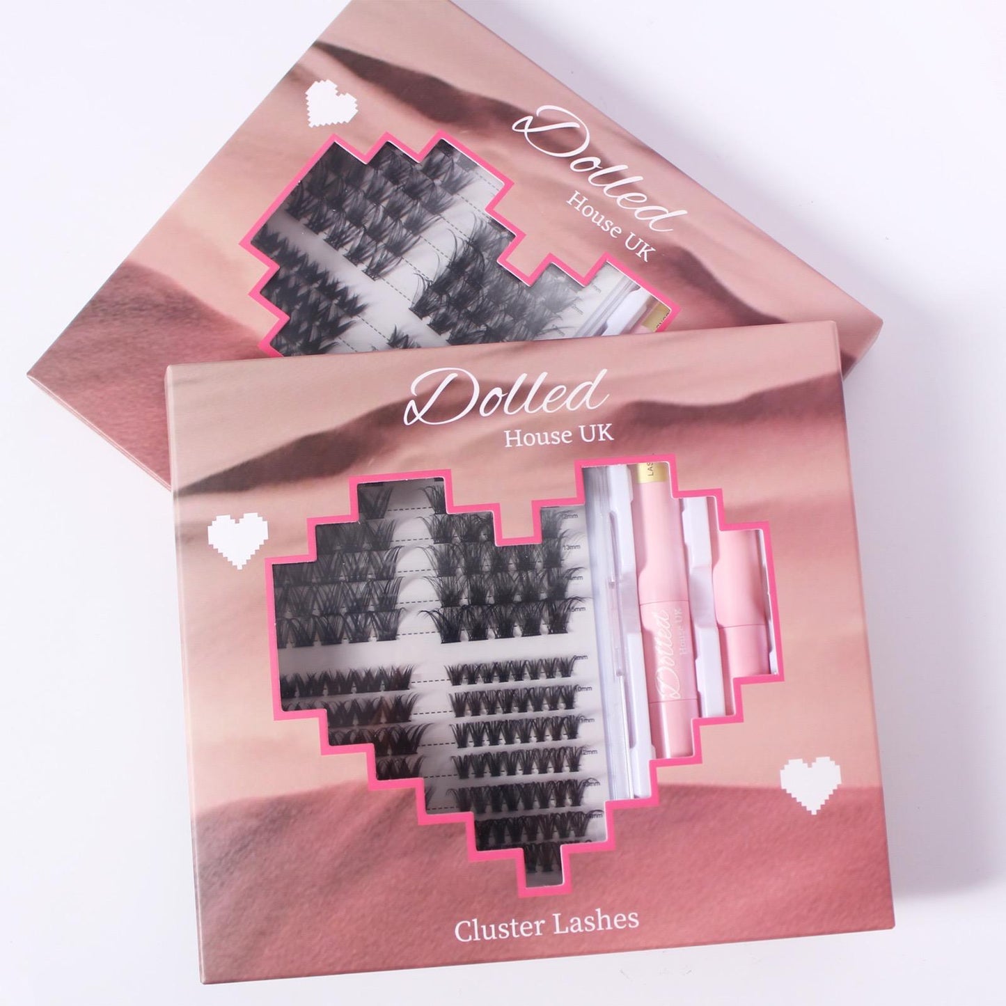 Premium Cluster Lashes Set with Application Tools - Natural Volume Lashes